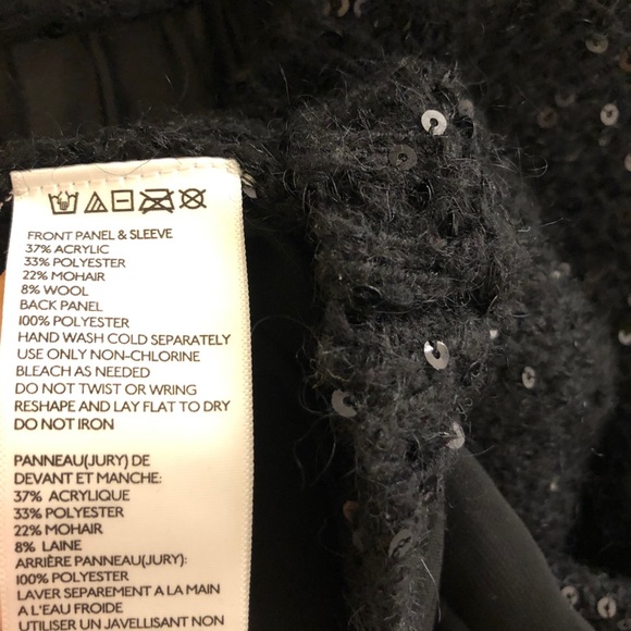 Anthropologie Black Sweater - Size S - Picture 6 of 6